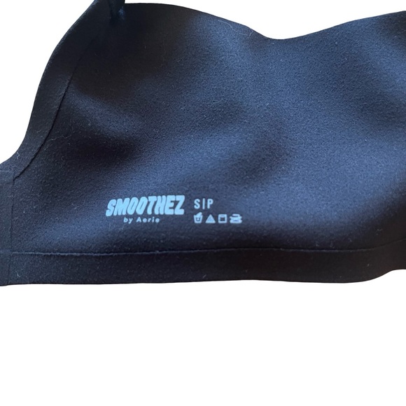 Aerie Smoothez Padded Seamless Black Bra - Picture 7 of 7